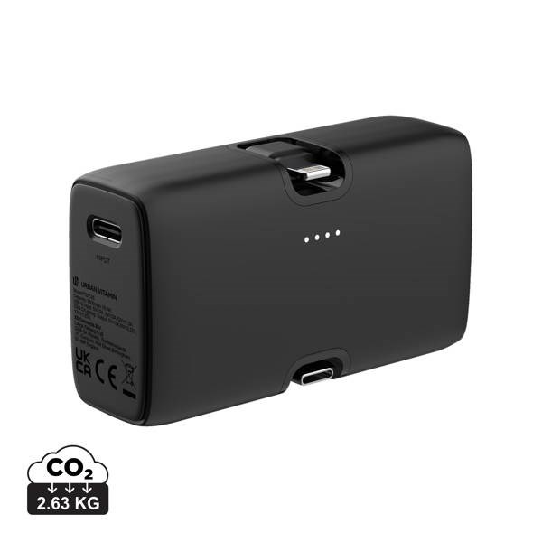 Obrázky: Powerbanka Urban Vitamin 5000mAh 20W PD, černá, Obrázek 17