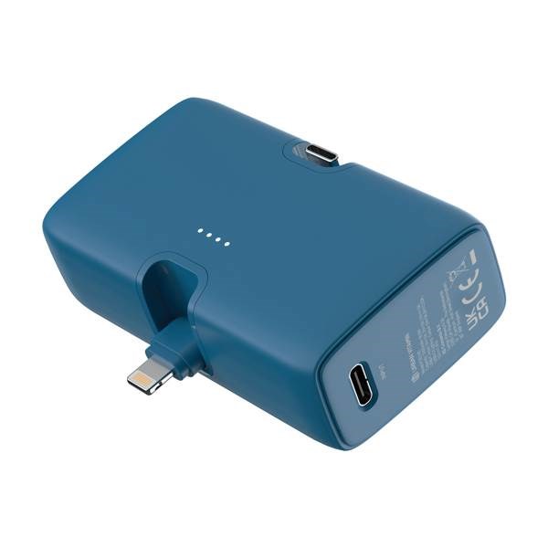 Obrázky: Powerbanka Urban Vitamin 5000mAh 20W PD, modrá, Obrázek 2