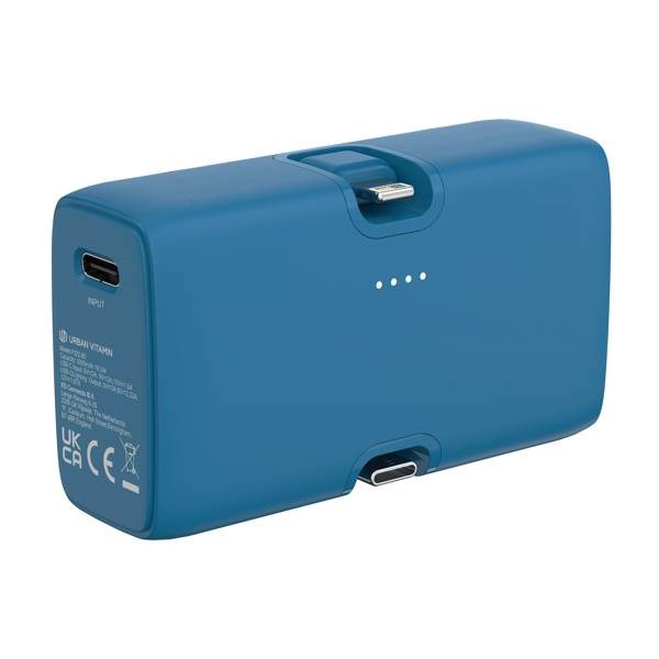 Obrázky: Powerbanka Urban Vitamin 5000mAh 20W PD, modrá, Obrázek 3
