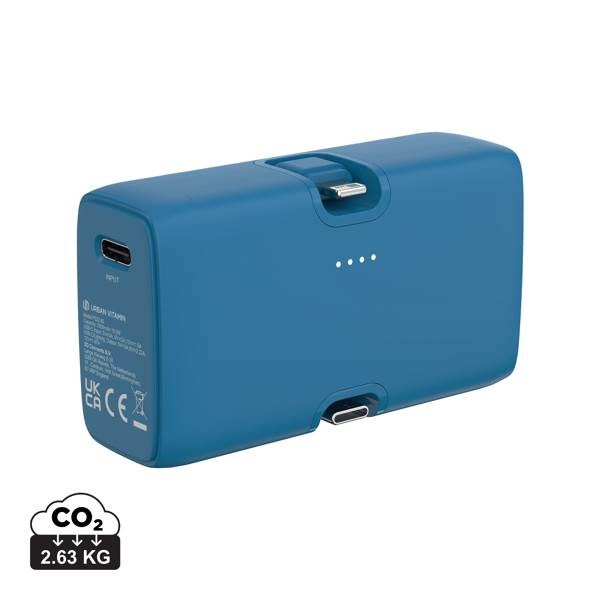 Obrázky: Powerbanka Urban Vitamin 5000mAh 20W PD, modrá, Obrázek 14