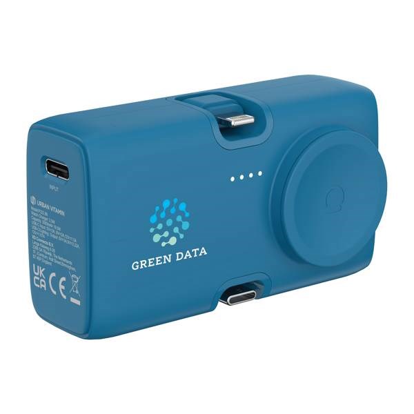 Obrázky: Powerbanka Urban Vitamin 5000mAh 20W PD RSC, modrá, Obrázek 14