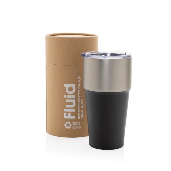 Obrázky: Termohrnek 500ml z RCS recyklované oceli, černá, Obrázek 10