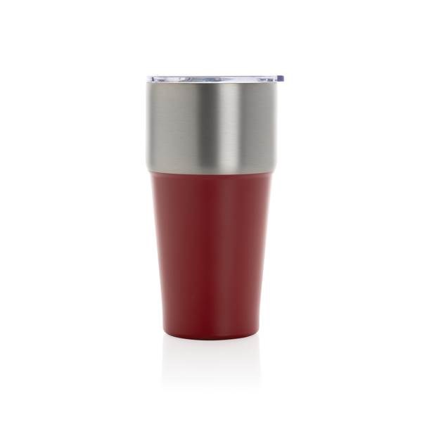 Obrázky: Termohrnek 500ml z RCS recyklované oceli, červená, Obrázek 4