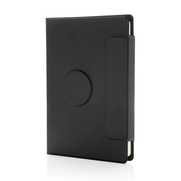 Obrázky: Magnetické portfolio A5 z RCS recykl. PU, černé
