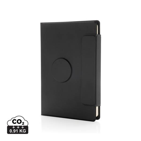 Obrázky: Magnetické portfolio A5 z RCS recykl. PU, černé, Obrázek 13