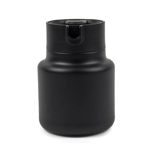 Obrázky: Termo džbán 1,2L recykl. nerez, PP rukojeť , černá, Obrázek 4