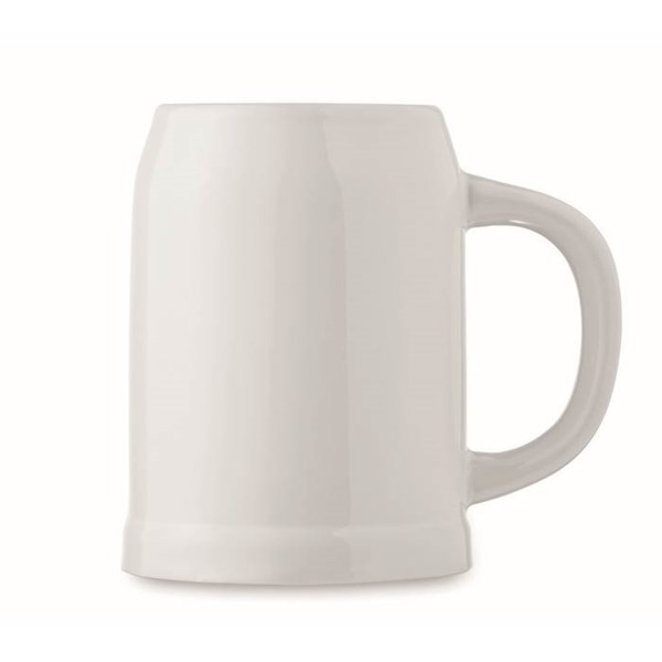 Obrázky: Bílý keramický půllitr vhodný pro sublimaci 500 ml, Obrázek 5