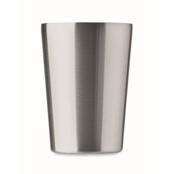 Obrázky: Dvoustěn.nerez.termohrnek 350 ml s PU obalem, hnědý, Obrázek 8