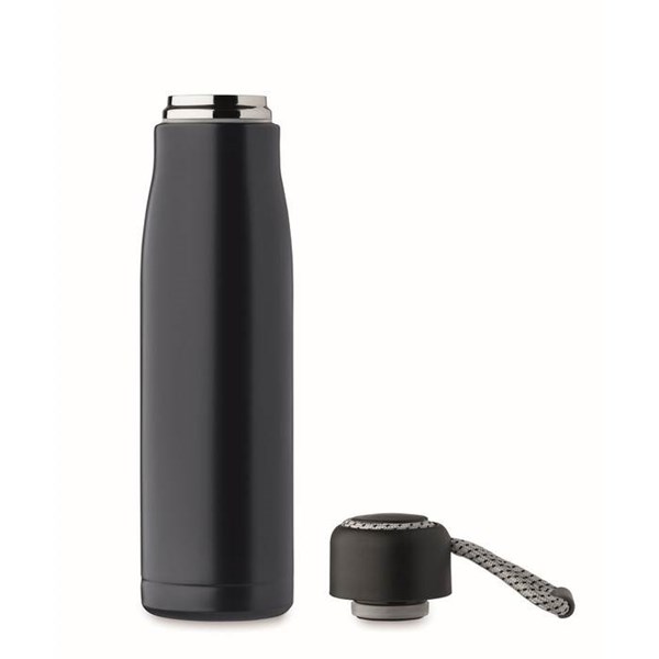 Obrázky: Dvoustěnná nerez. láhev s poutkem 500 ml, nám.modrá, Obrázek 6