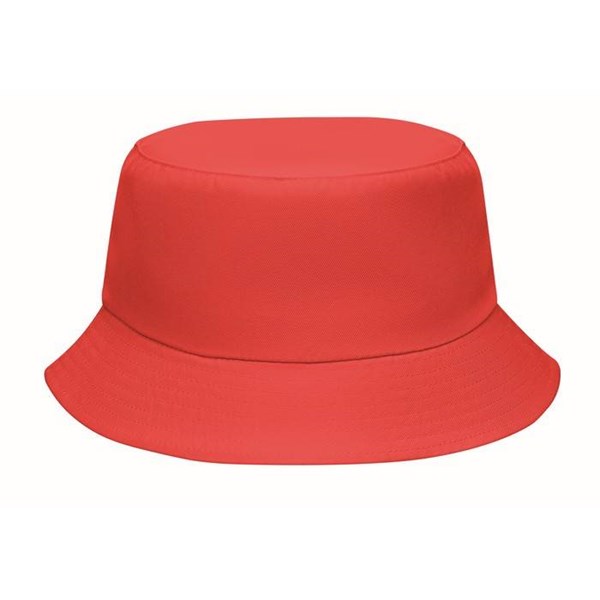 Obrázky: Klobouk z polyesteru 150g, červený