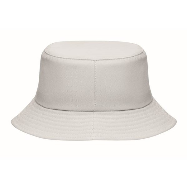 Obrázky: Klobouk z polyesteru 150g, bílý, Obrázek 3