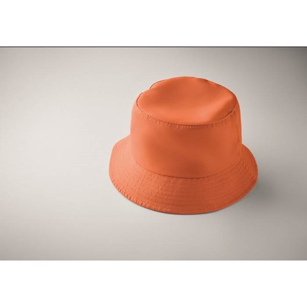 Obrázky: Klobouk z polyesteru 150g, oranžový, Obrázek 2