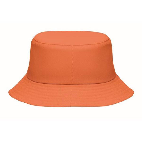 Obrázky: Klobouk z polyesteru 150g, oranžový, Obrázek 3