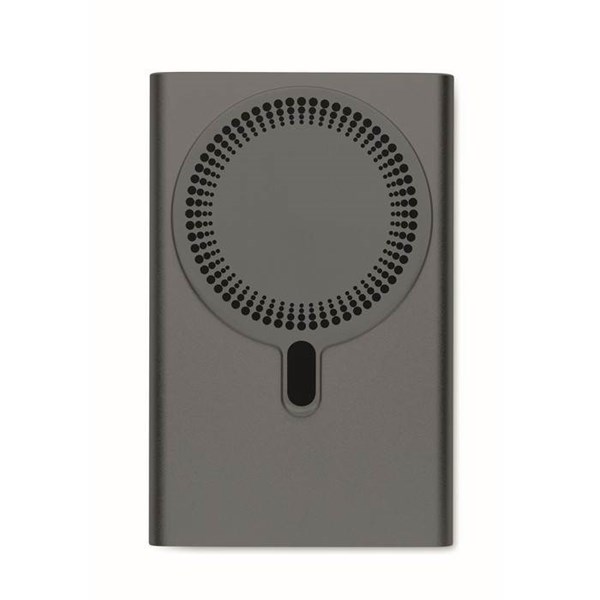 Obrázky: Powerbanka 5000 mAh s bezdrát.magnet.nab.,titanová, Obrázek 4