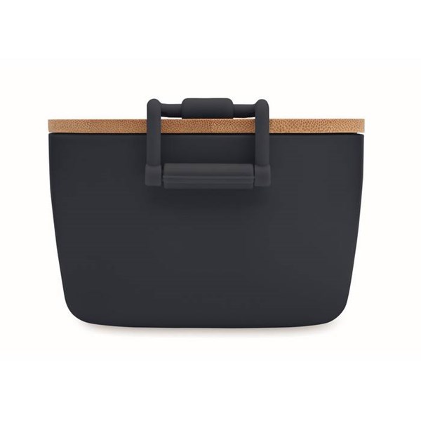 Obrázky: Oběd.krabička z PP 700 ml s bambus.víkem,nám.modrá, Obrázek 7