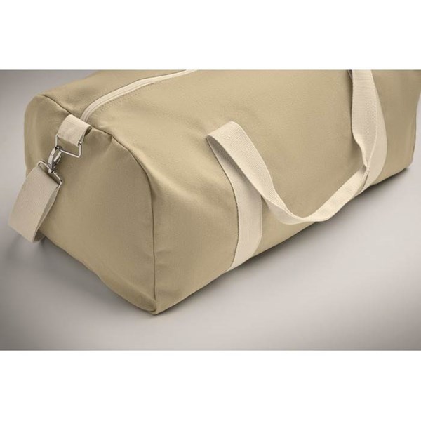Obrázky: Khaki zelená sport. taška 320 g s kontrast. doplňky, Obrázek 5