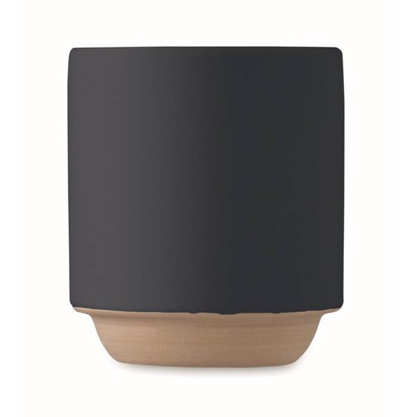 Obrázky: Keramický stohovat. hrnek s uchem 170ml,nám.modrý, Obrázek 4