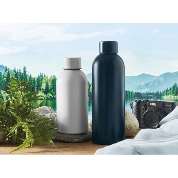 Obrázky: Jednostěnná láhev 500ml z recykl. nerez, bílá, Obrázek 7