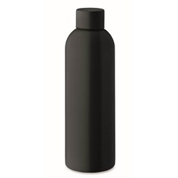 Obrázky: Jednostěnná láhev 750ml z recykl. nerez, černá