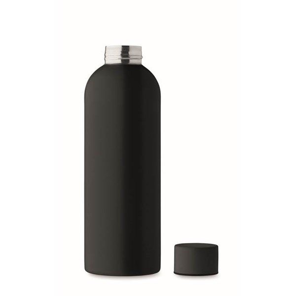 Obrázky: Jednostěnná láhev 750ml z recykl. nerez, černá, Obrázek 5