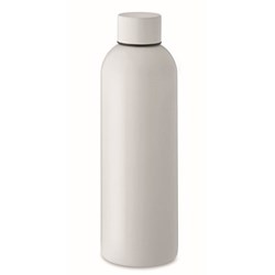 Obrázky: Jednostěnná láhev 750ml z recykl. nerez, bílá