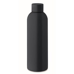 Obrázky: Jednostěnná láhev 750ml z recykl. nerez, nám.modrá