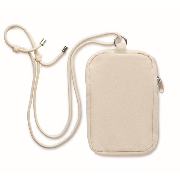 Obrázky: Přírodní bavlněná crossbody taška na smartphone, Obrázek 2