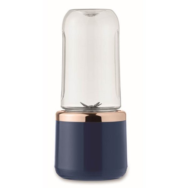 Obrázky: Modrý přenosný mixér 2x 400ml s USB dobíjením, Obrázek 8