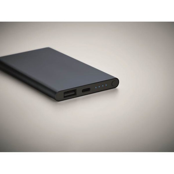 Obrázky: Powerbanka Type C 4 000 mAh, tm. modrá, Obrázek 4
