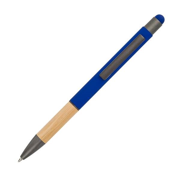 Obrázky: Modré hliníkové kulič. pero, stylus a bambus.úchop, Obrázek 2