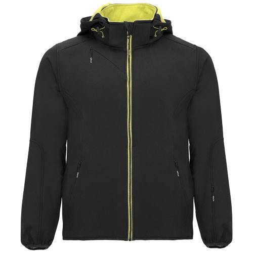 Obrázky: Černá unisex softshellová bunda Siberia M, Obrázek 9