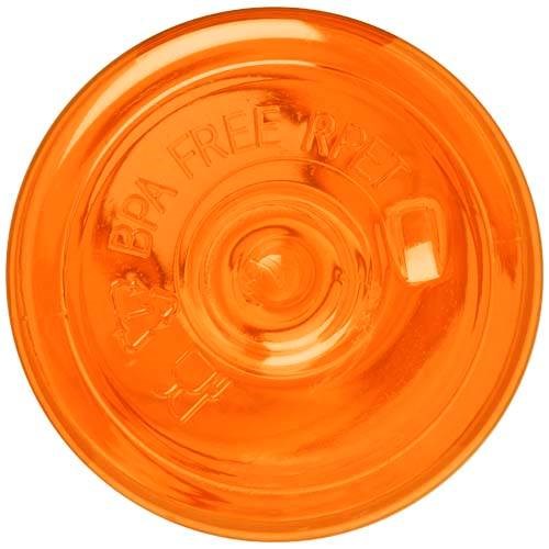 Obrázky: Oranžová transpar. 650ml láhev z recykl. plastu, Obrázek 3