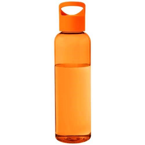 Obrázky: Oranžová transpar. 650ml láhev z recykl. plastu, Obrázek 4