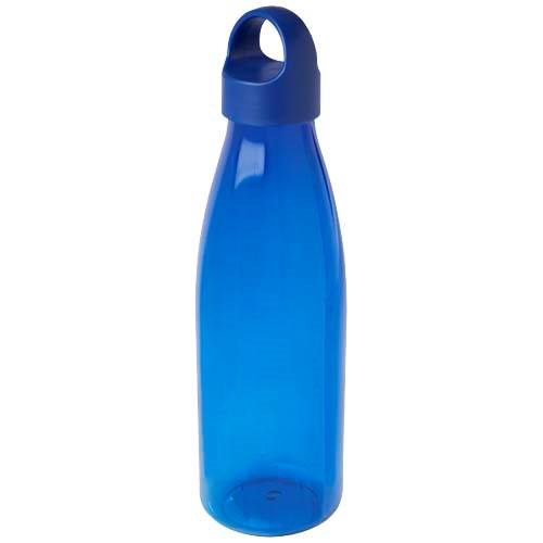 Obrázky: Láhev na vodu z recykl. plastu 800 ml, modrá, Obrázek 2