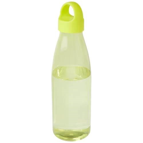 Obrázky: Láhev na vodu z recykl. plastu 800 ml, limetková