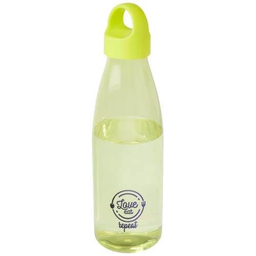 Obrázky: Láhev na vodu z recykl. plastu 800 ml, limetková, Obrázek 5