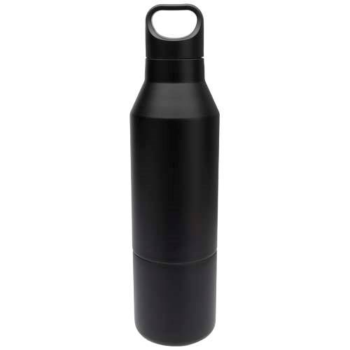 Obrázky: Termoska 600 ml z nerez oceli RCS s hrnkem, černá, Obrázek 2