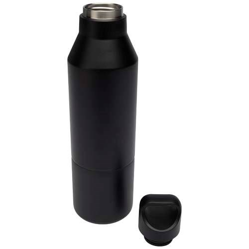 Obrázky: Termoska 600 ml z nerez oceli RCS s hrnkem, černá, Obrázek 3