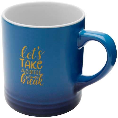 Obrázky: Kr. modrý keramický hrnek 330 ml s přechodem barvy, Obrázek 5