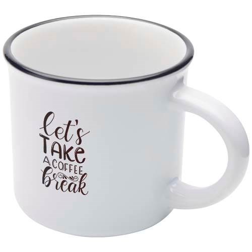 Obrázky: Retro keramický hrnek 240 ml v krabičce, bílá, Obrázek 5