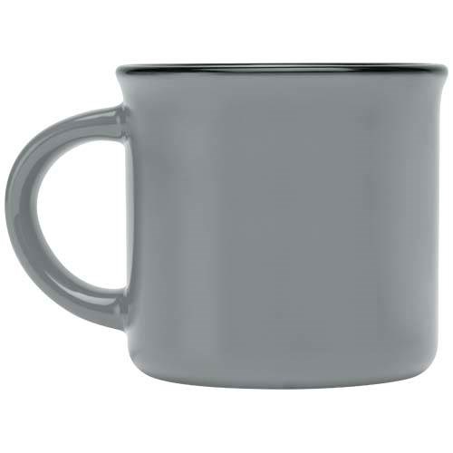 Obrázky: Retro keramický hrnek 240 ml v krabičce, šedá, Obrázek 7