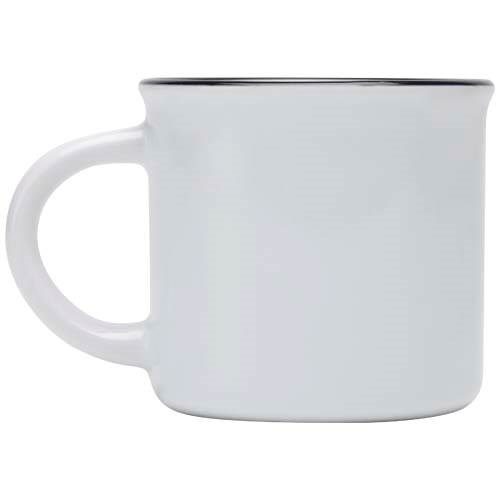 Obrázky: Keramický retro sublim. hrnek 240ml, v krab., bílá, Obrázek 5