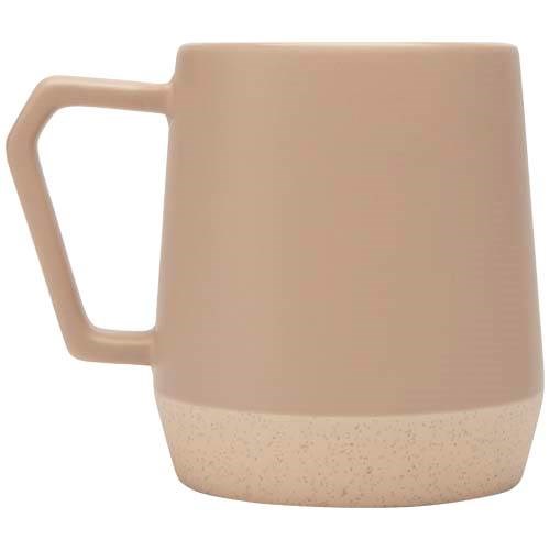 Obrázky: Keram. hrnek 300 ml matný povrch béžová/neglazov., Obrázek 9