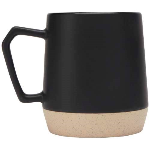 Obrázky: Keram. hrnek 300 ml matný povrch černá/neglazov., Obrázek 9