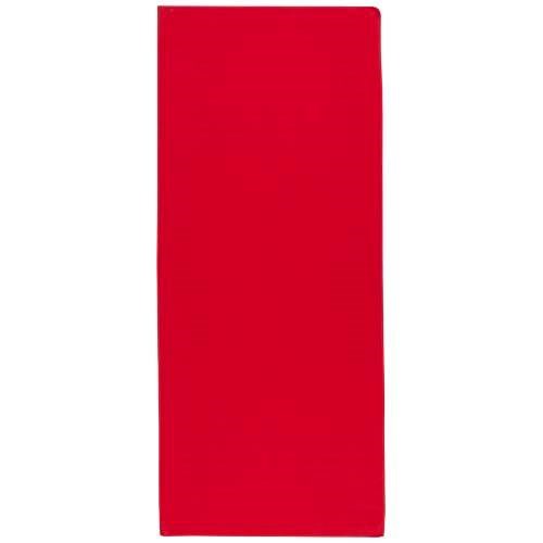 Obrázky: RPET sport. ručník 30×80cm v netk. obalu, červená, Obrázek 2