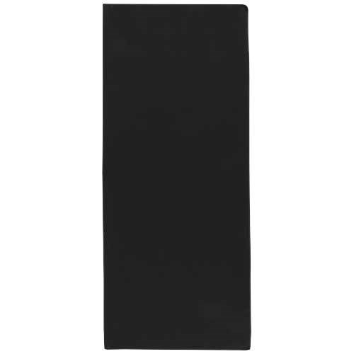 Obrázky: RPET sport. ručník 30×80cm v netk. obalu, černá, Obrázek 2