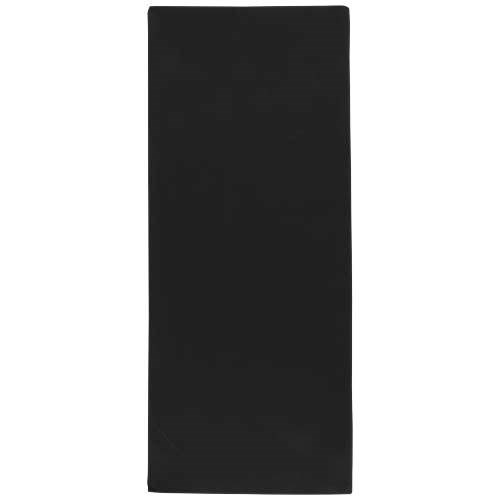Obrázky: RPET sport. ručník 30×80cm v netk. obalu, černá, Obrázek 4