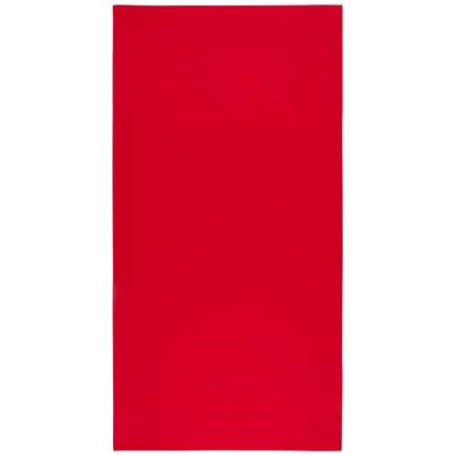 Obrázky: RPET sport. ručník 50×100cm v netk. obalu, červená, Obrázek 2