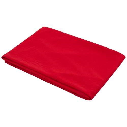 Obrázky: RPET sport. ručník 50×100cm v netk. obalu, červená, Obrázek 3