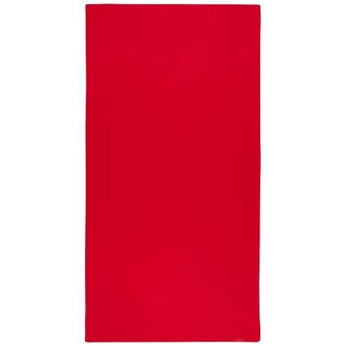 Obrázky: RPET sport. ručník 50×100cm v netk. obalu, červená, Obrázek 4